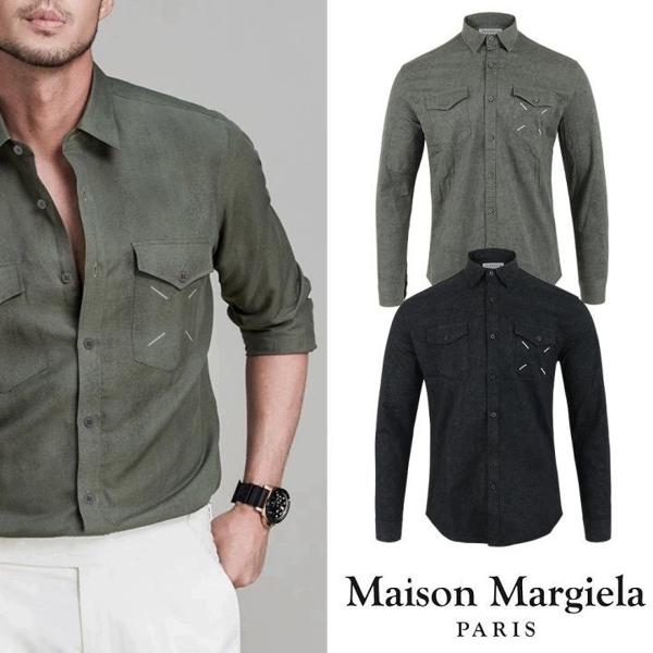 메* 마르지엘라 스티치 물나염 셔츠