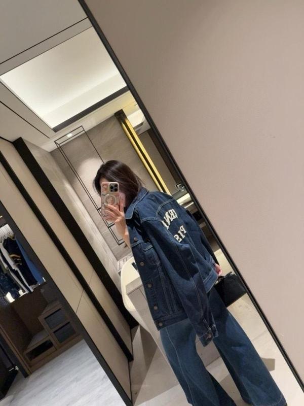 셀** 데님패치 트러커 자켓