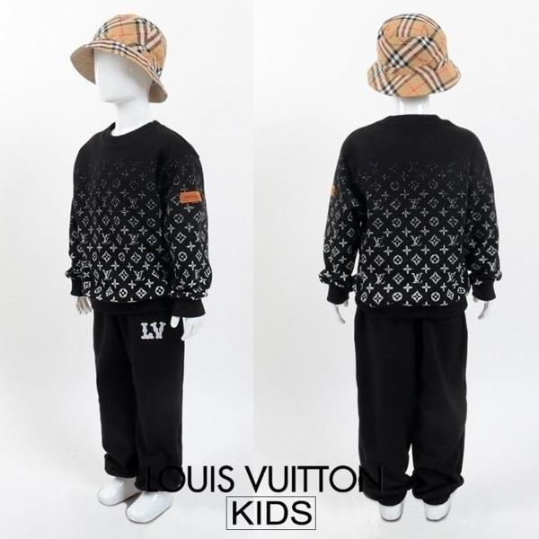 루* 그라데이션 로고 맨투맨 셋업 키즈 가을 신상