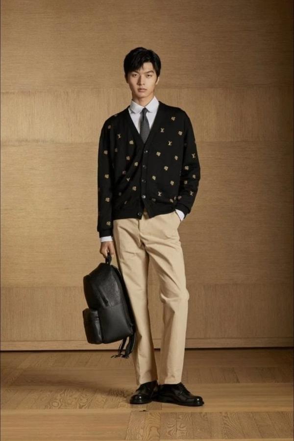 루* 골드자수 가디건