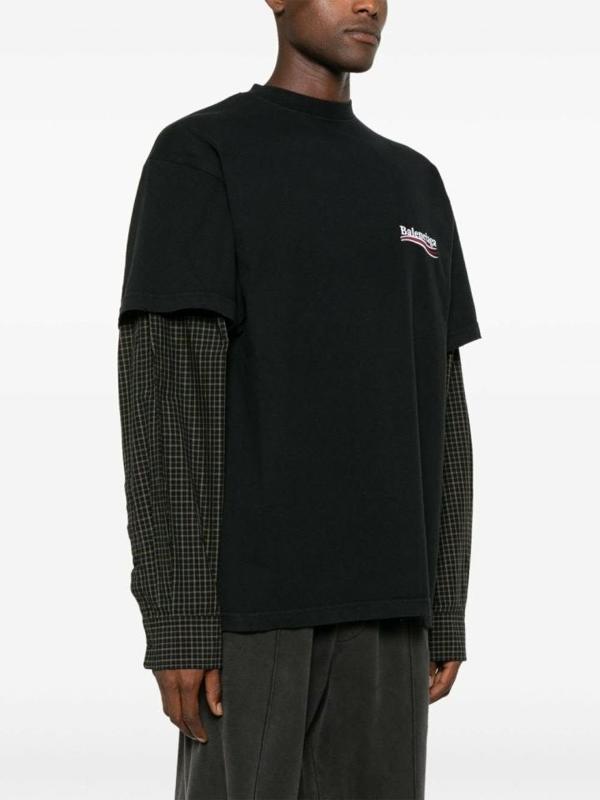 발**** 셔츠 레이어드 티셔츠