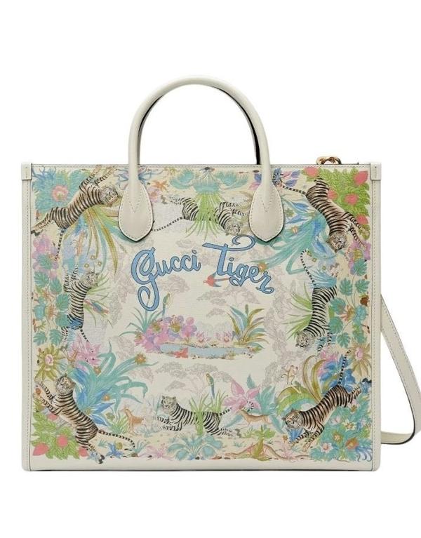 구* 타이거 미디엄 토트백ㅡ 687827 US5AC 9271