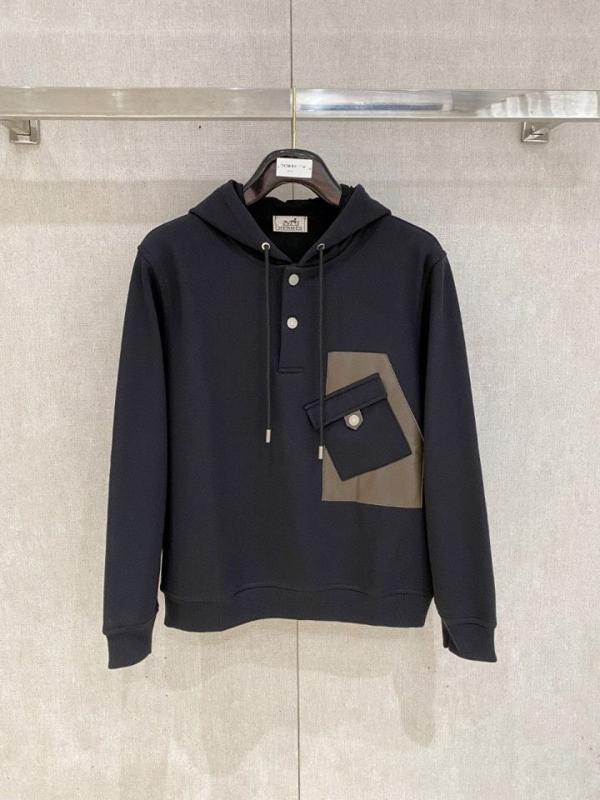 에*** 투버튼 포켓후드(기모)