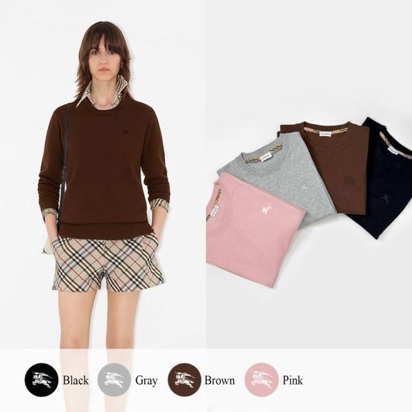 버** 기마 자수 크루넥 니트 (여성)