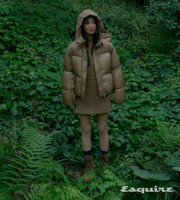 여성 보레이다운 패딩 자켓