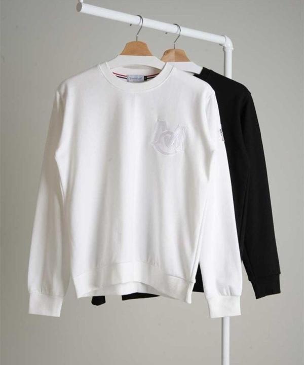 빅로고 자수 맨투맨