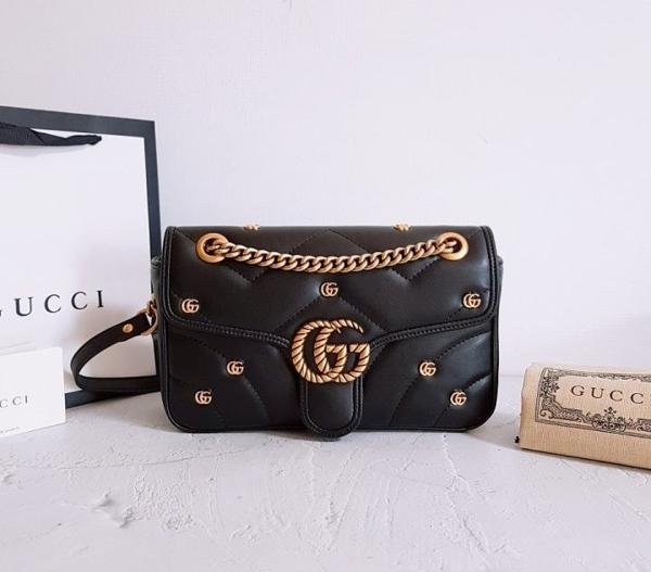 구* 고급 GG 마몬트 스몰 숄더백 443497 AACPG1000 1