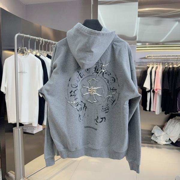 크* 데미지 말굽 후드집업