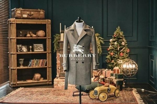 버** 캐시미어 런던버** 테일러드 클레식 트렌치코트