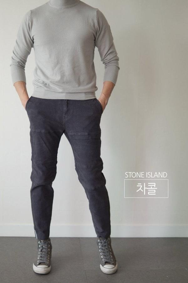 스* 메탈로고 팬츠 (약기모)