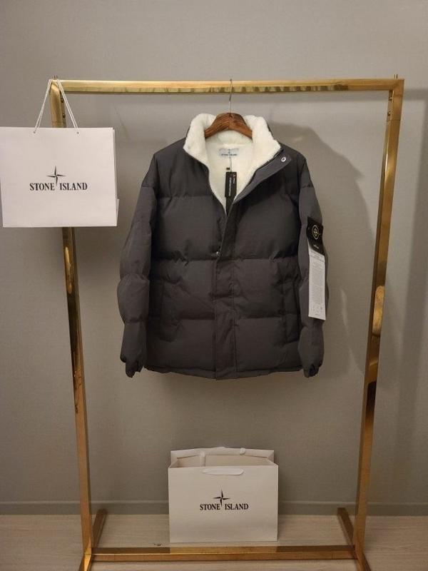 스* 수입 와펜 양털 패딩