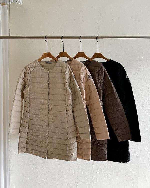 여성 롱 덕다운 경량 패딩