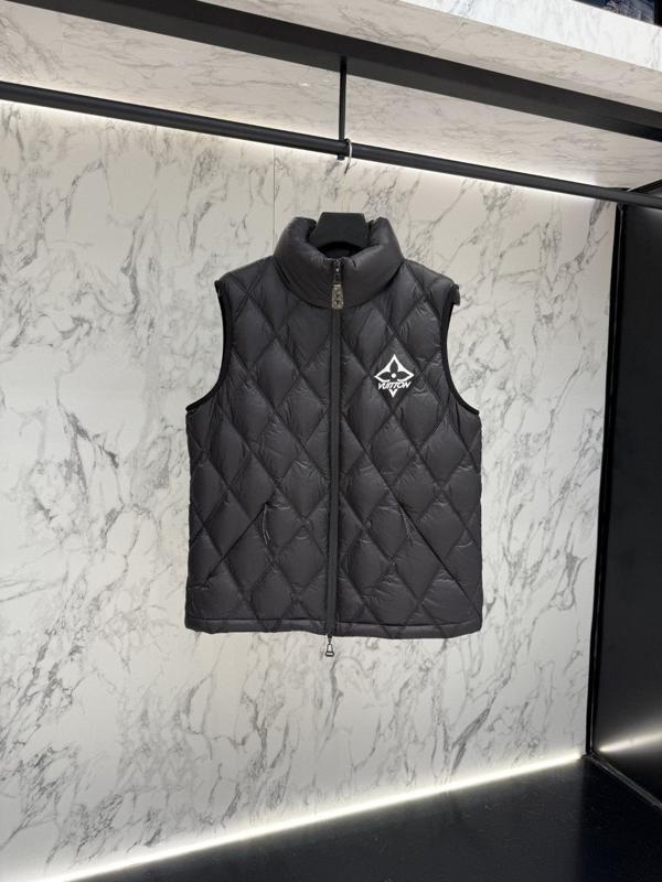 루* 7303 다이아몬드 립스탑 퍼퍼 질레 베스트 구스다운 패딩조끼