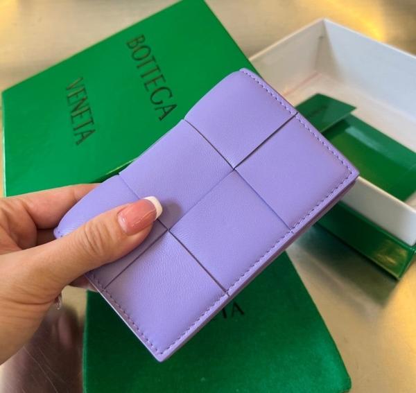 보** 퍼플 인트레치아토 명함 카드지갑