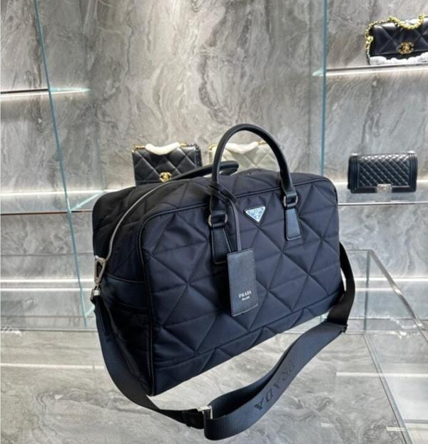 프** NEW 리나일론 퀄팅 다운 트래블 백