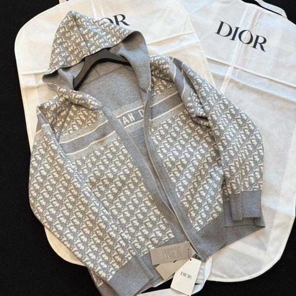 디* 오블리크 리버시블 후드 집업 가디건  수입