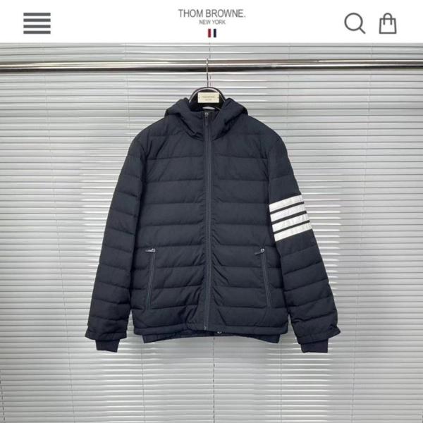 톰* 수입 고급 사선완장 다운 패딩 신상 네이비