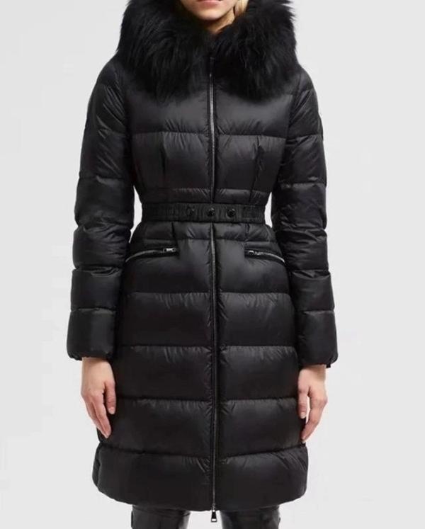 Boedic black fur Down Jacket 보에딕 블랙퍼 구스다운 신상 여성용