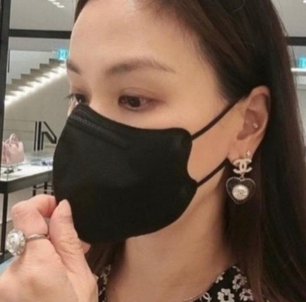 샤* 블랙스톤 귀걸이