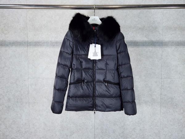 1185 보에드 구스다운(블랙폭스퍼) 숏패딩