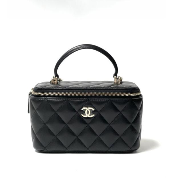 샤* 클래식 탑핸들 직사각 베니티 WOC 블랙 AP2199B0666094305 풀박스