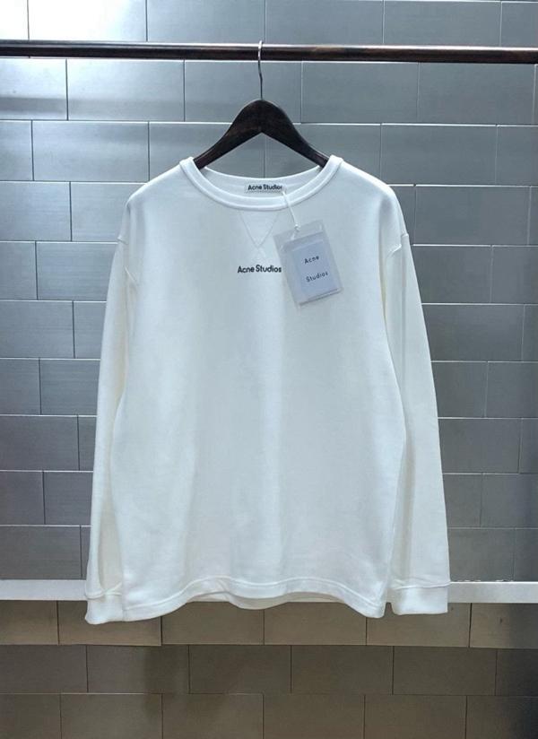 아** 로고 스탬프 슬리브 맨투맨