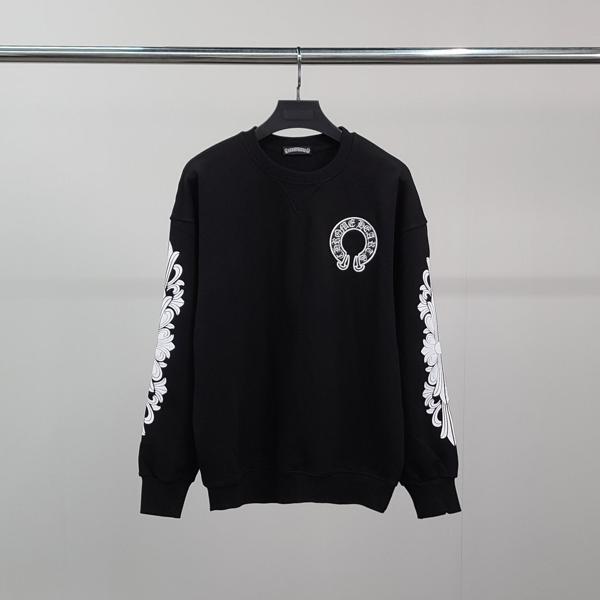 크* 래더 자수말굽 오버핏 맨투맨