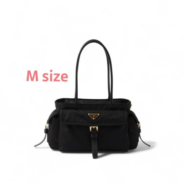 프** 익스플로어 미디엄 리나일론 및 가죽 토트백