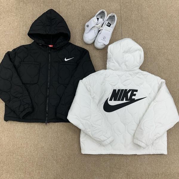 나** 아리 후드 숏 패딩