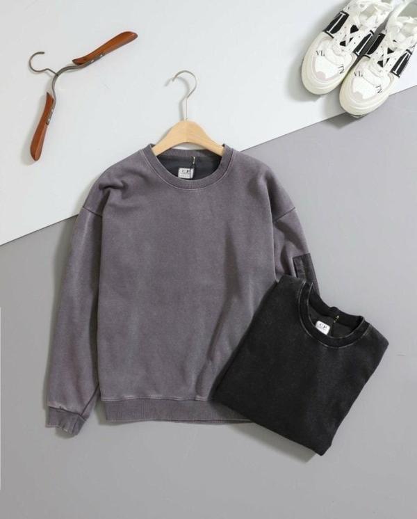 C* 컴퍼니 가먼트다잉 립드커프 맨투맨