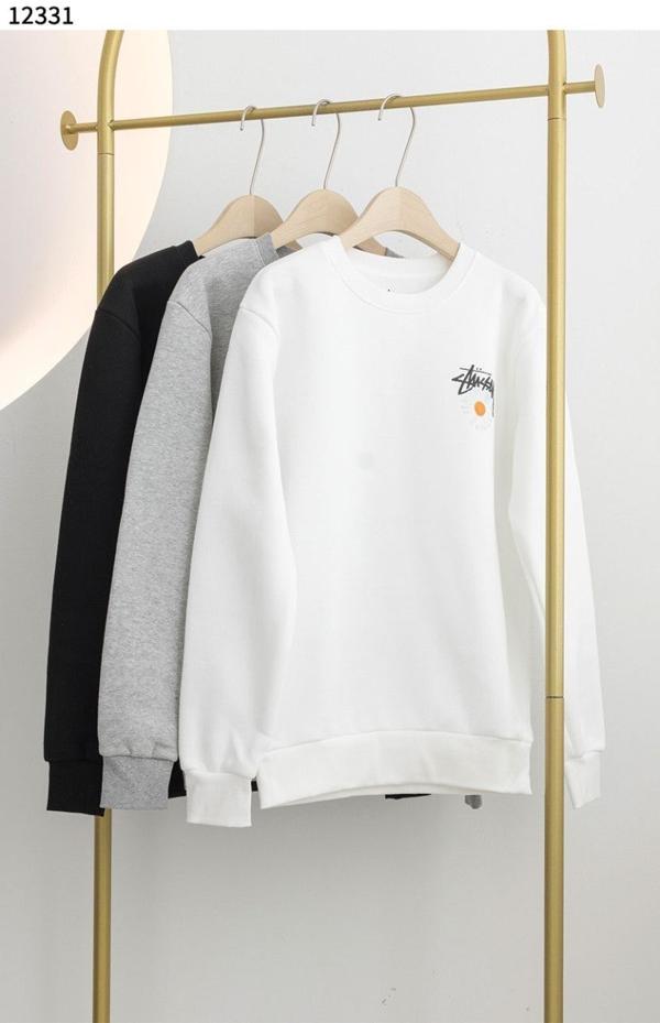 스** 데이지 프린팅 라운드  기모 맨투맨