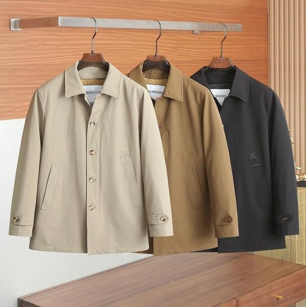 버** W2509 싱글 버튼 다운 코트