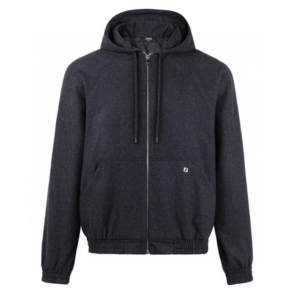 펜* M1123 울 후드 집업 자켓