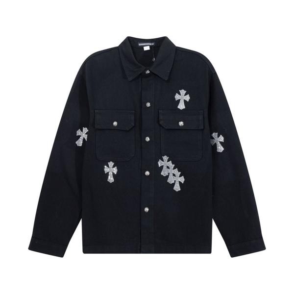 크* M1197 크로스 홀스슈 데님 자켓