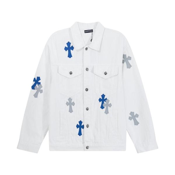 크* M1189 멀티 크로스 데님 자켓