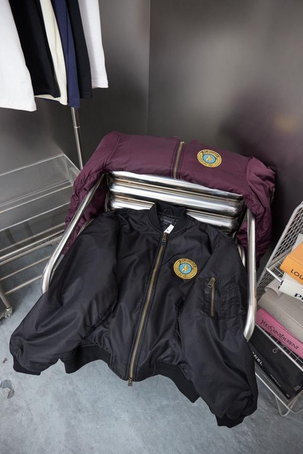 발**** M1155 로고 패치 셔링 봄버 자켓