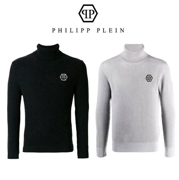 필* 플레이트 골지 터틀넥