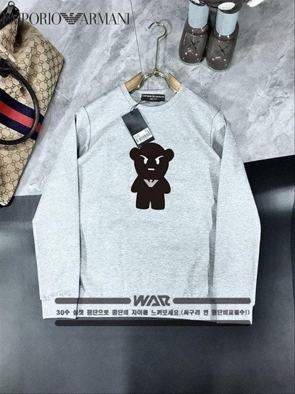 알** 블랙곰돌이 밍크양기모 티셔츠