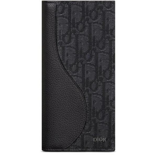 디* 오블리크 새들 남성 장지갑