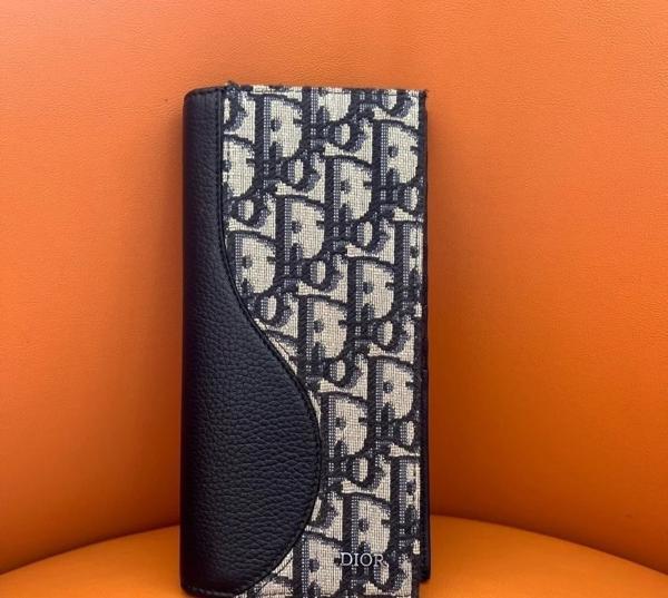 디* 오블리크 새들 남성 장지갑