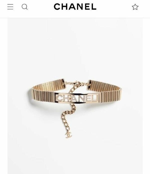 샤* 이니셜 초커목걸이