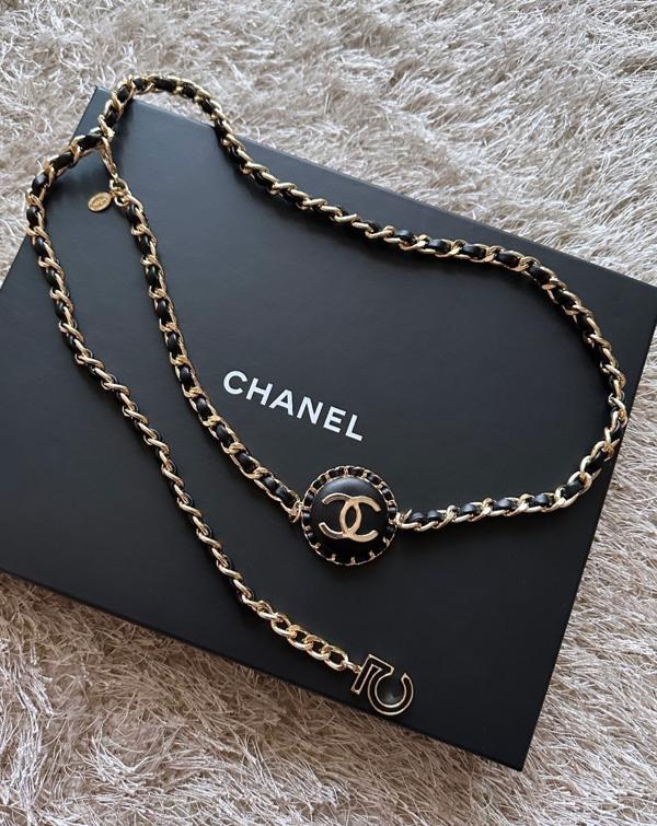 샤* 레더 체인벨트