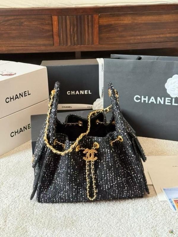 샤* 트위드 25백 호보백