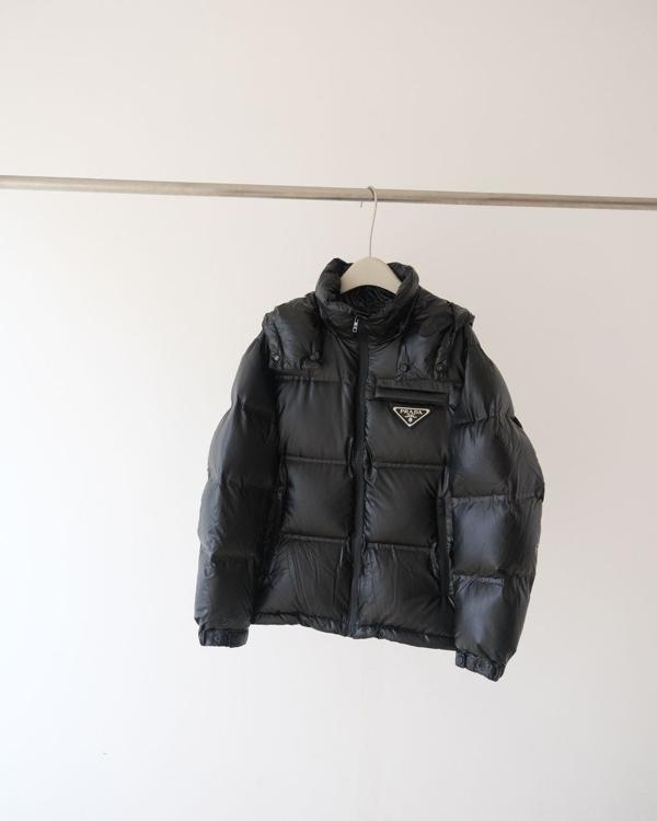 프** 25 빅 플레이트 구스다운 후드 패딩  수입