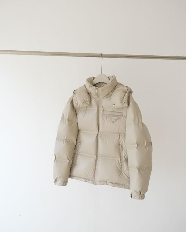 프** 25 빅 플레이트 구스다운 후드 패딩  수입