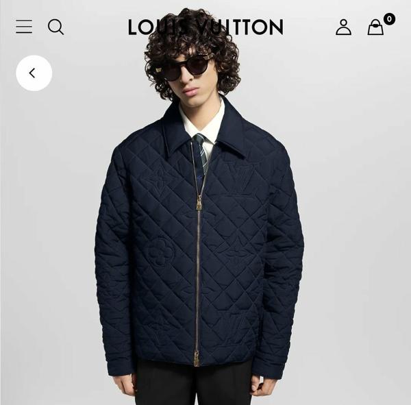 루* 퀼티드 모노그램 오버 셔츠