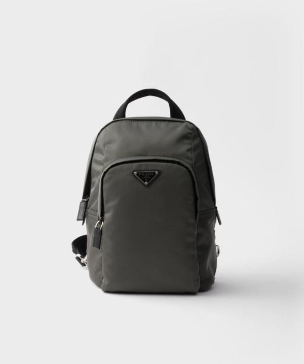 프** 리나일론 및 사피아노 가죽 백팩