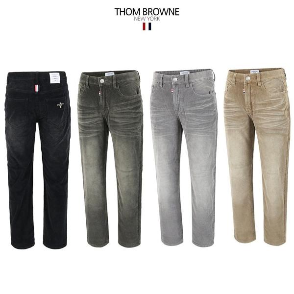 톰* 워싱 코듀로이 슬림일자 팬츠