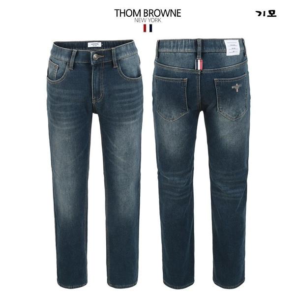 톰* 융기모 진청 히든밴딩 슬림팬츠