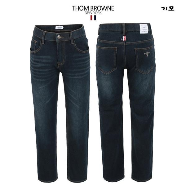 톰* 융기모 딥컬러 히든밴딩 슬림팬츠